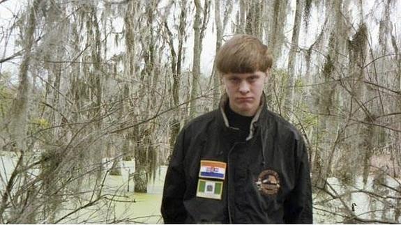 Dylann Roof, sospechoso del tiroteo en Charleston.