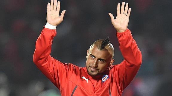 El centrocampista Arturo Vidal.