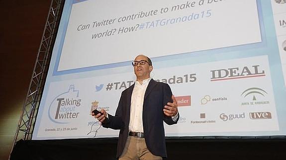 Dick Costolo, durante la inauguración del #TATGranada.