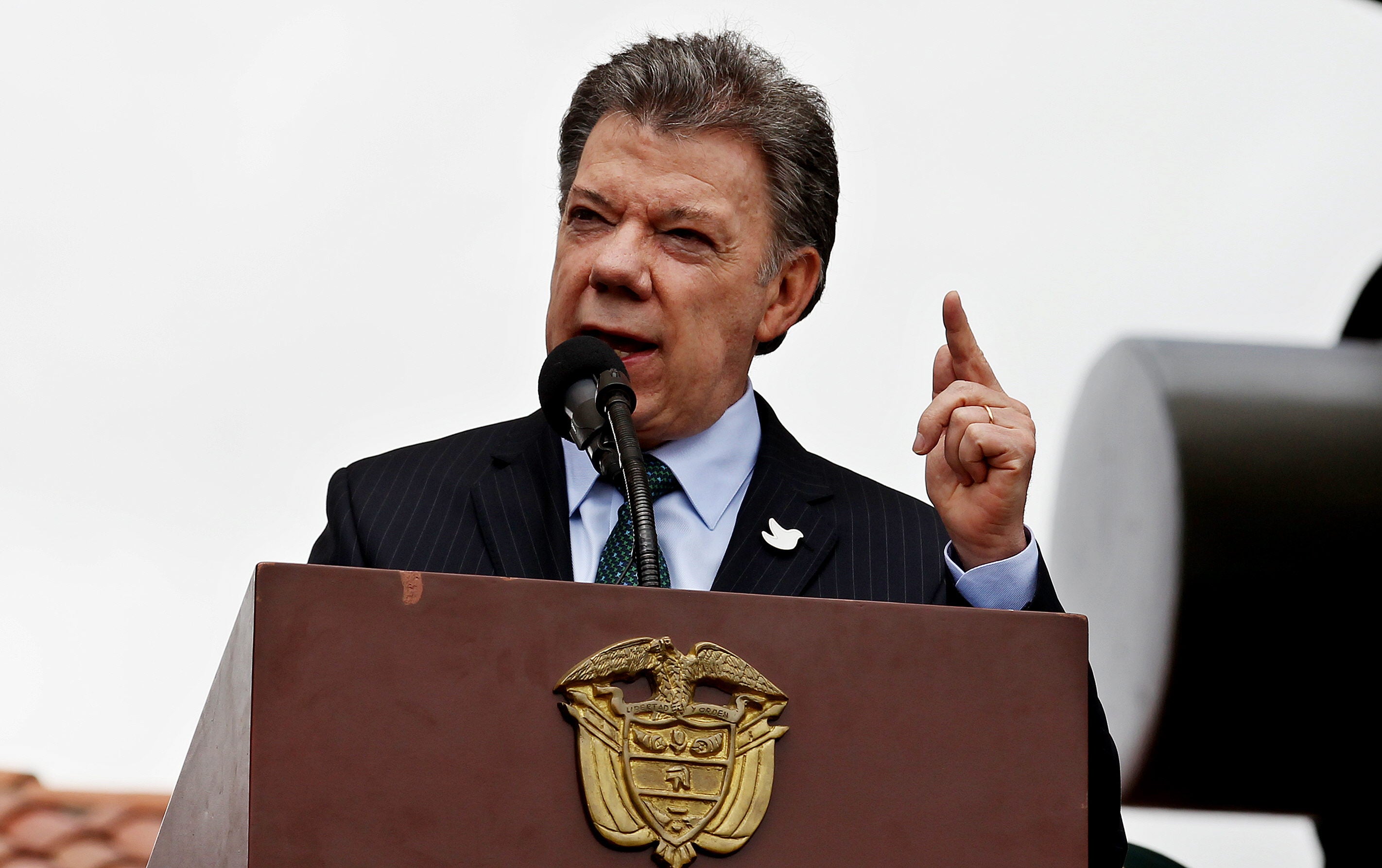 El presidente de Colombia, Juan Manuel Santos.