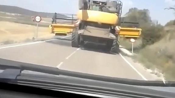 Detenido en Cuenca el conductor de la cosechadora «derribaseñales»