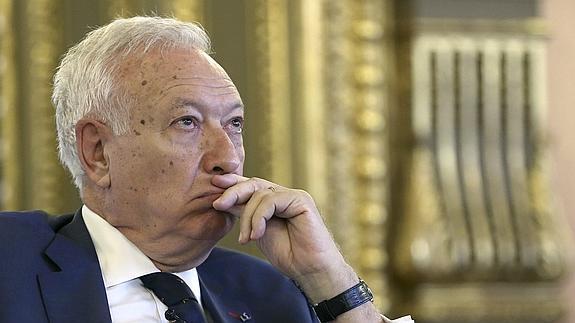 El ministro de Exteriores, José Manuel García Margallo.