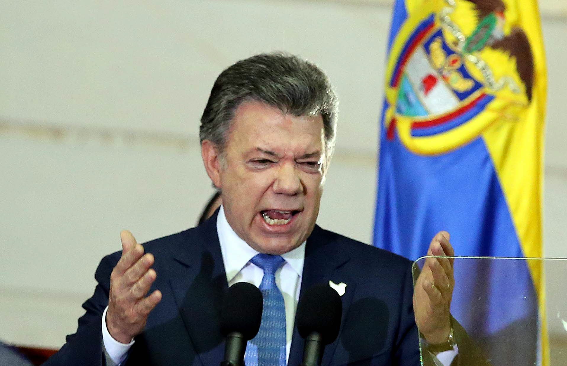 El presidente colombiano, Juan Manuel Santos.