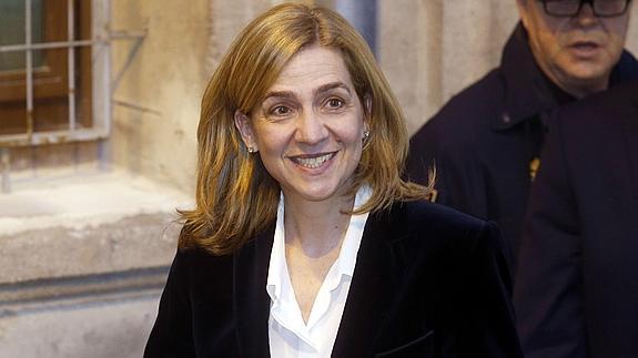 La infanta Cristina.