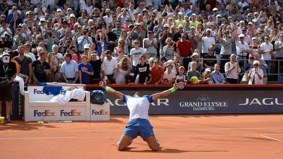 Rafa Nadal, en Hamburgo. 