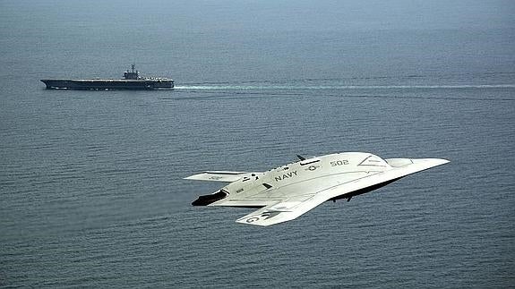 Un ejemplar de los drones estadounidenses no tripulados.
