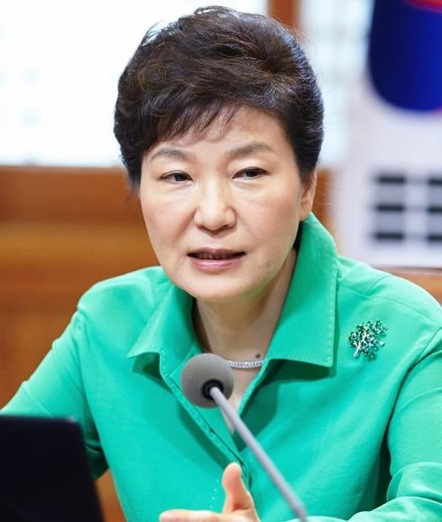 La presidenta surcoreana, Park Geun-Hye. 