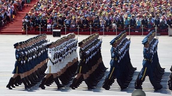 Desfile del 'Día de la Victoria'.