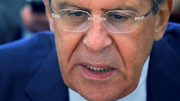 El ministro de Exteriores ruso, Sergei Lavrov.