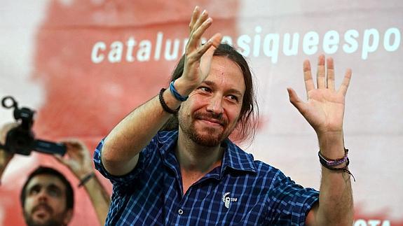 El líder de Podemos Pablo Iglesias. 