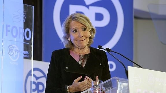 Esperanza Aguirre.