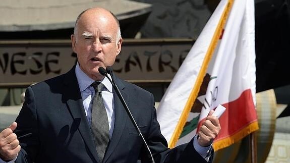El gobernador de California, Jerry Brown. 