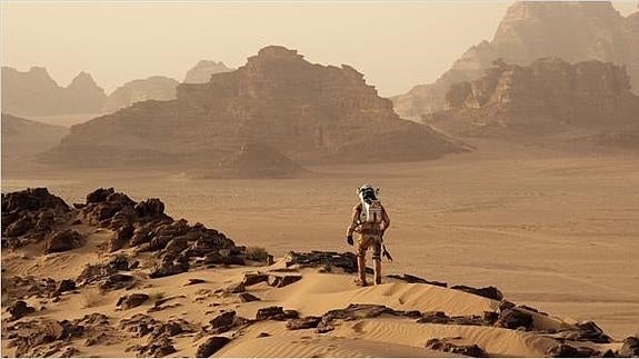 Escena de 'Marte (The Martian)'.