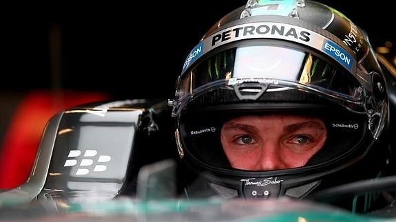 Nico Rosberg durante el GP de Estados Unidos. 