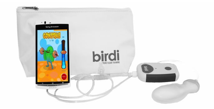 La app móvil permite controlar y programar los ejercicios recomendados.