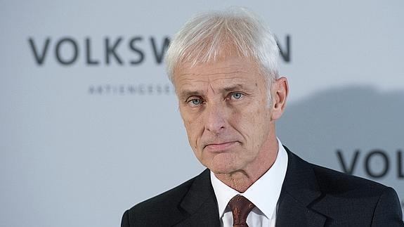 El presidente de Volkswagen, Matthias Müller.