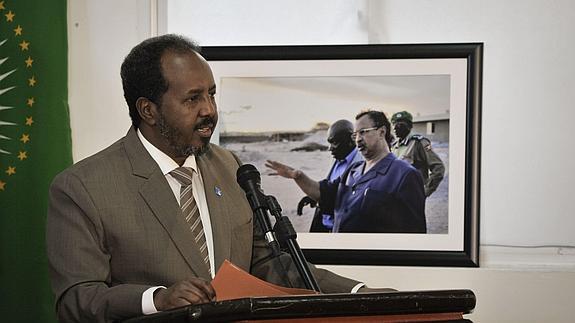 Hassan Sheikh Mohamoud, presidente de Somalia.