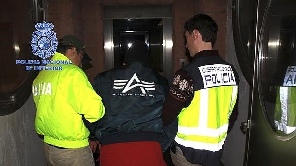 'El Enfermero', tras su detención en Madrid. 