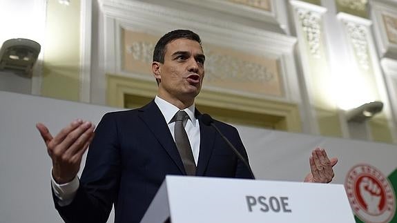 El secretario general del PSOE, Pedro Sánchez.