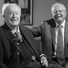 Enrique Loewe Knappe (i), junto a su hijo Enrique Loewe Lynch.