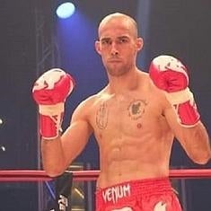 Carlos Coello, durante un combate.