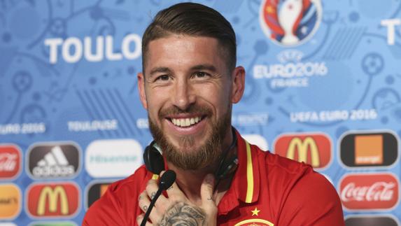 Ramos, durante la rueda de prensa. 