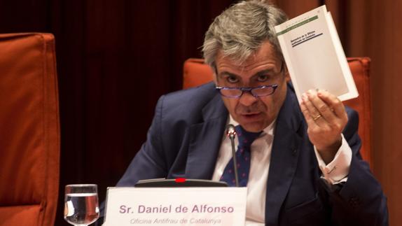 Daniel de Alfonso, durante su comparecencia la semana pasada en el Parlament. 