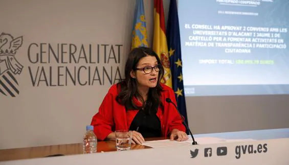 Mónica Oltra, vicepresidenta de la Generalitat Valenciana.