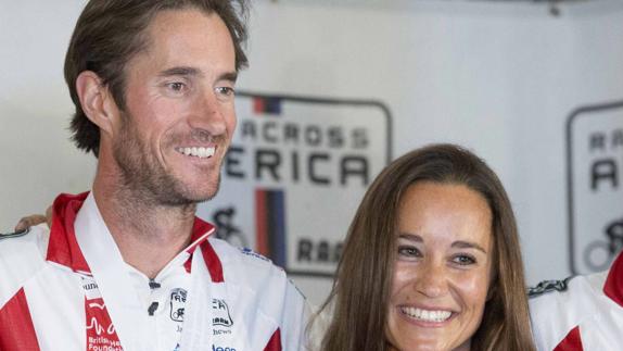 Pippa Middleton y su prometido James Matthews.