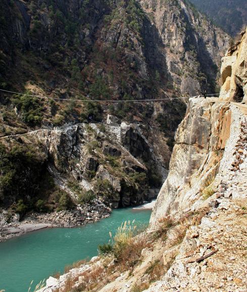 El río Nujiang está en la lista de Áreas Protegidas por la Unesco.