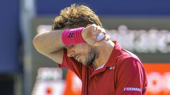 Stanislas Wawrinka, durante un partido. 