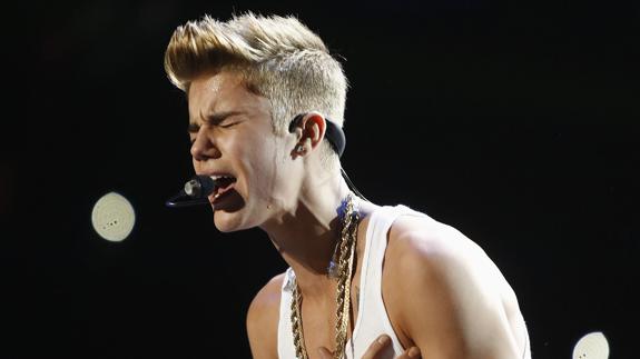 El cantante Justin Bieber. 