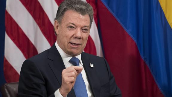 El presidente de Colombia, Juan Manuel Santos.