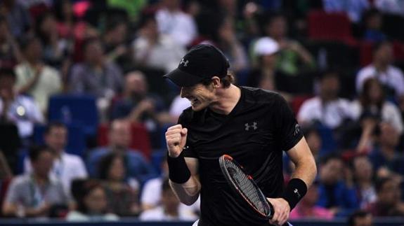 Murray celebra un punto ante Bautista.