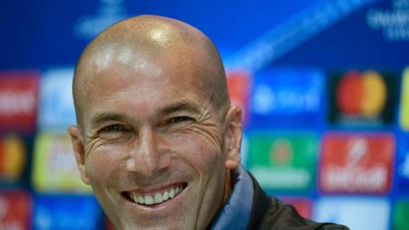 Zinedine Zidane, técnico del Real Madrid. 