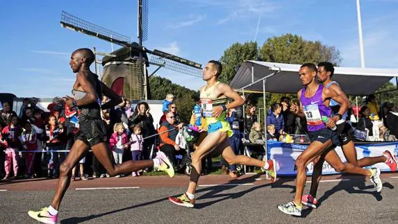 Maratón en Amsterdam. 