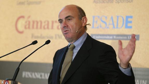 El ministro de Economía, Luis de Guindos.