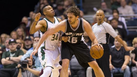 Pau Gasol, durante el partido. 