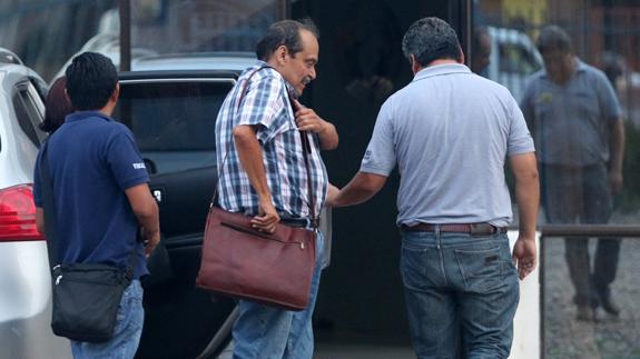 Gustavo Vargas, el gerente general de la compañía LaMia, durante su detención.