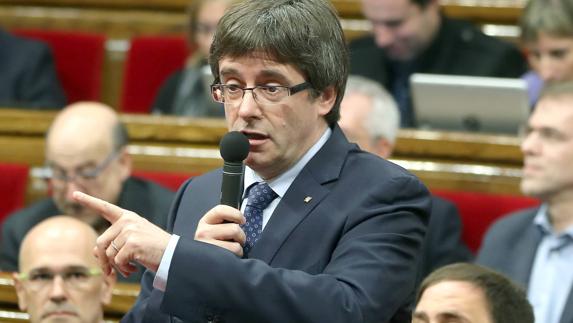 El presidente de la Generalitat, Carles Puigdemont.