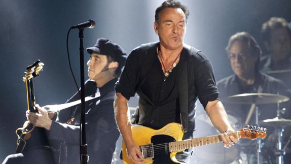 Bruce Springsteen, durante un concierto.