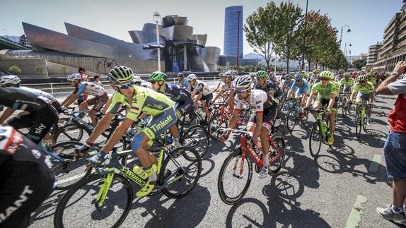 La Vuelta 2016, en Bilbao. 