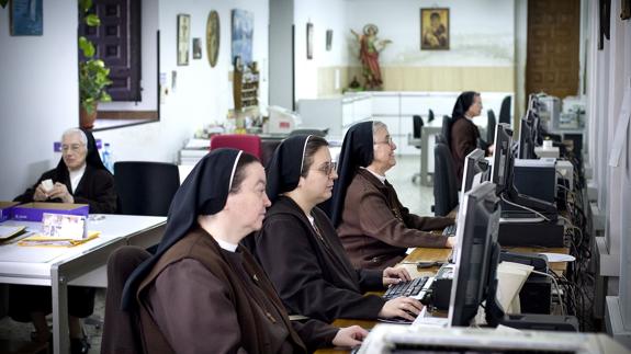 Monjas de clausura del Convento de San Juan de la Penitencia, en Alcalá de Henares (Madrid).