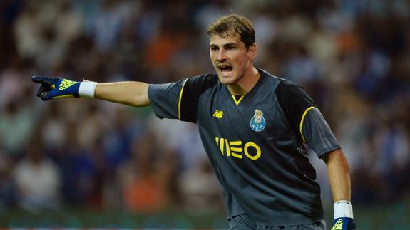 Iker Casillas, portero del Oporto. 