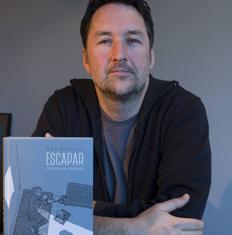 Delisle, con su nueva obra.