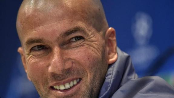 Zinedine Zidane, entrenador del Real Madrid. 