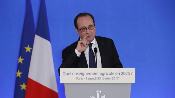 El presidente de Francia, François Hollande.