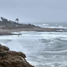 Temporal en Denia (Alicante).