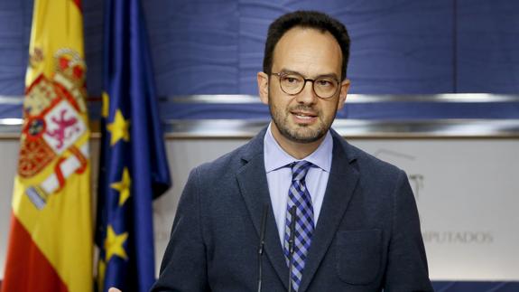 Antonio Hernando, portavoz del PSOE en el Congreso.