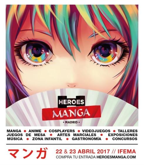 Cartel de 'Heroes Manga Madrid'. 